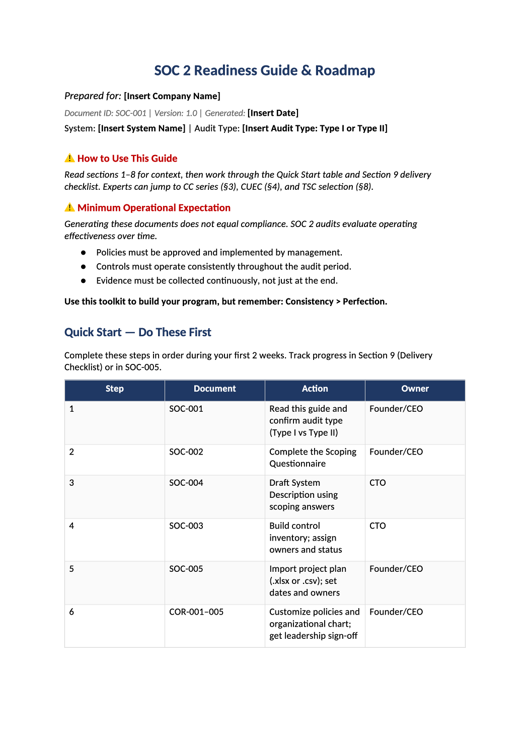 SOC 2 readiness guide preview (SOC-001)